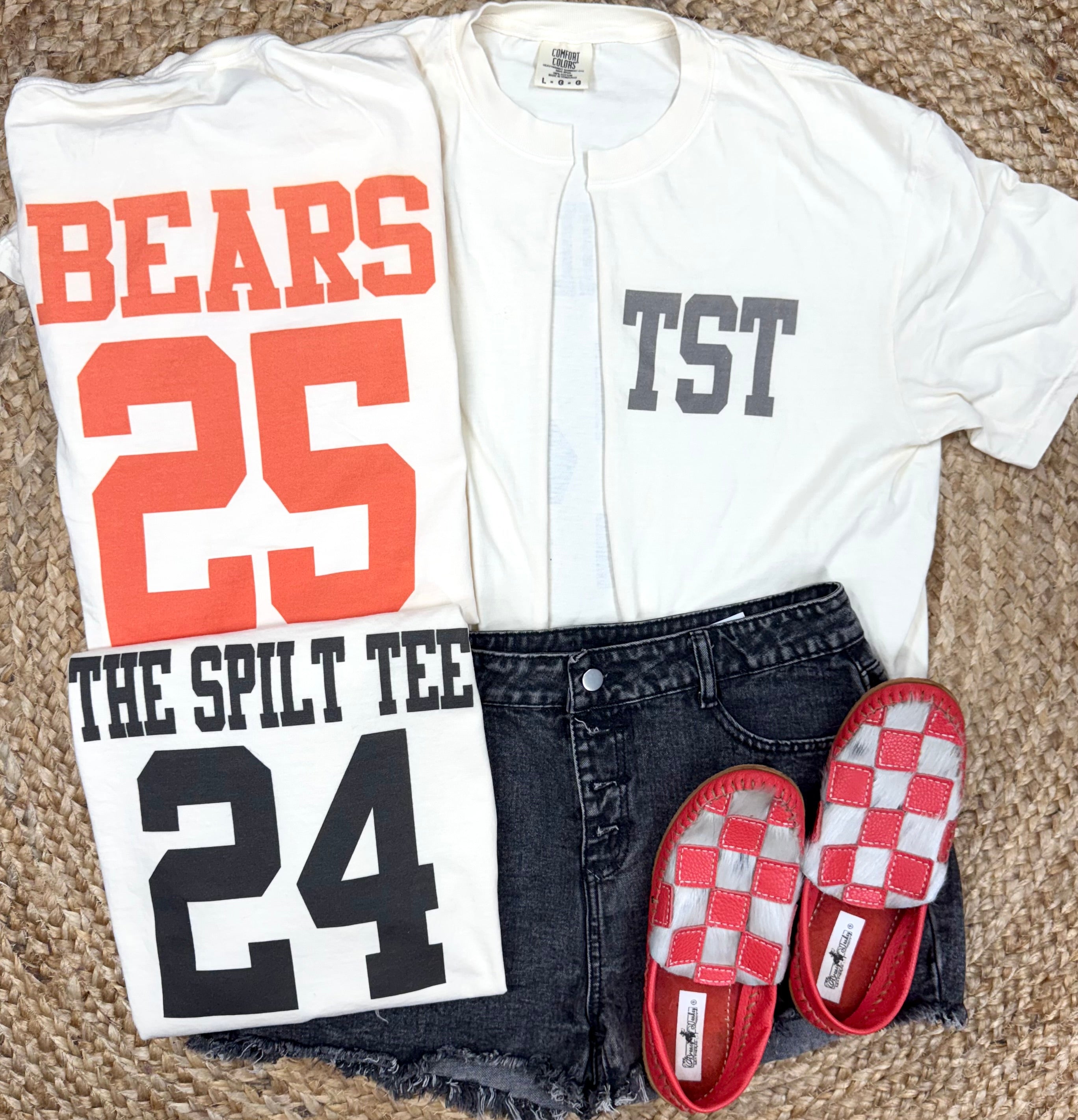 Split Custom Graphic Tee - Hand Cut