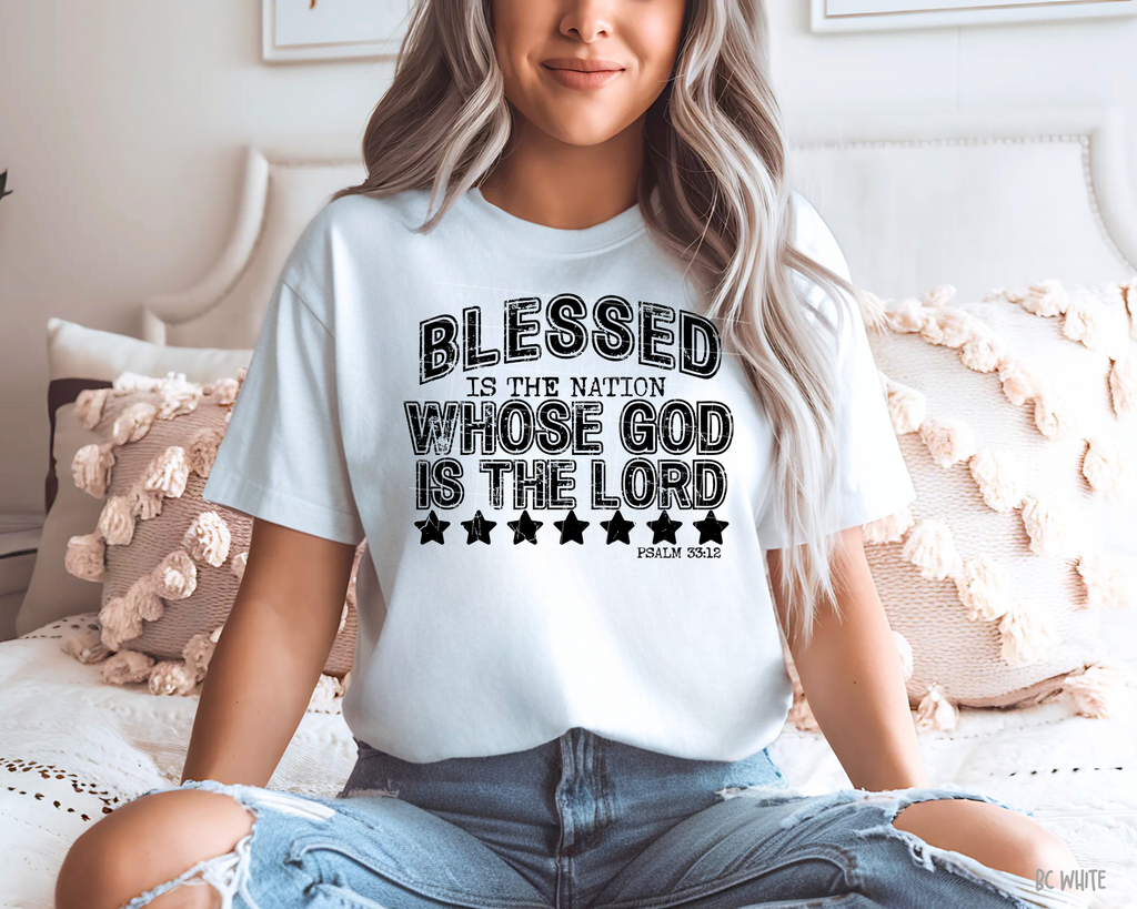 Blessed Is The Nation - Tee