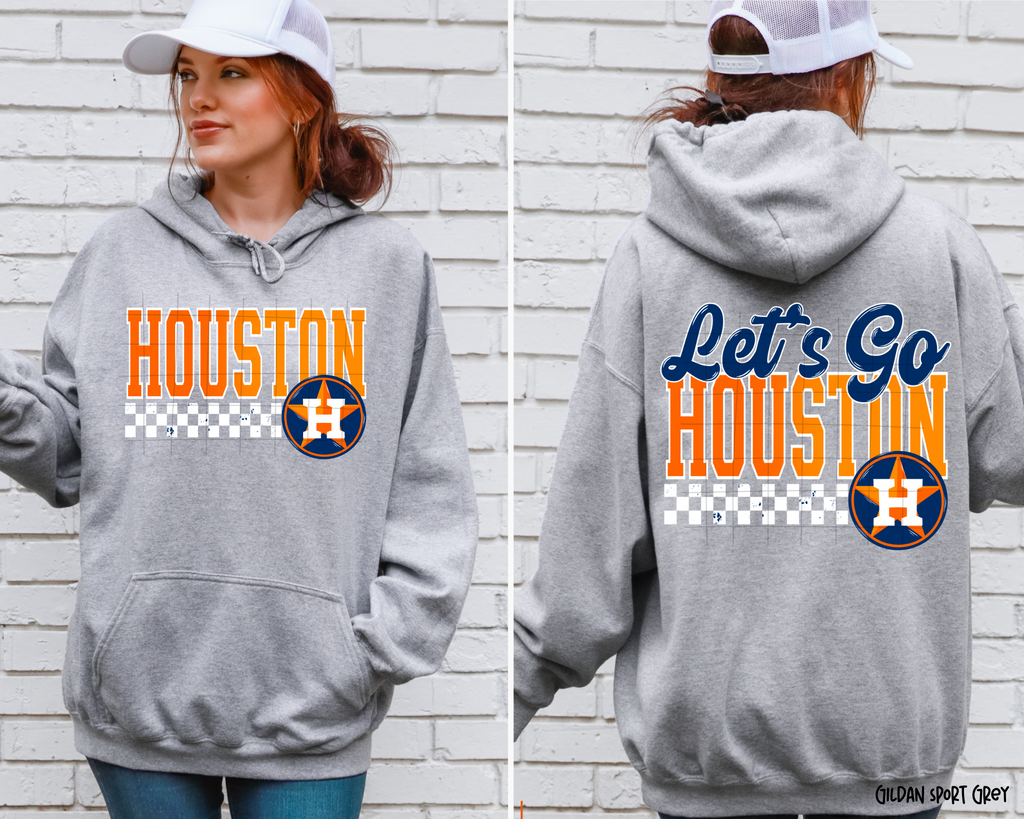 Let's Go Houston Baseball - Hoodie