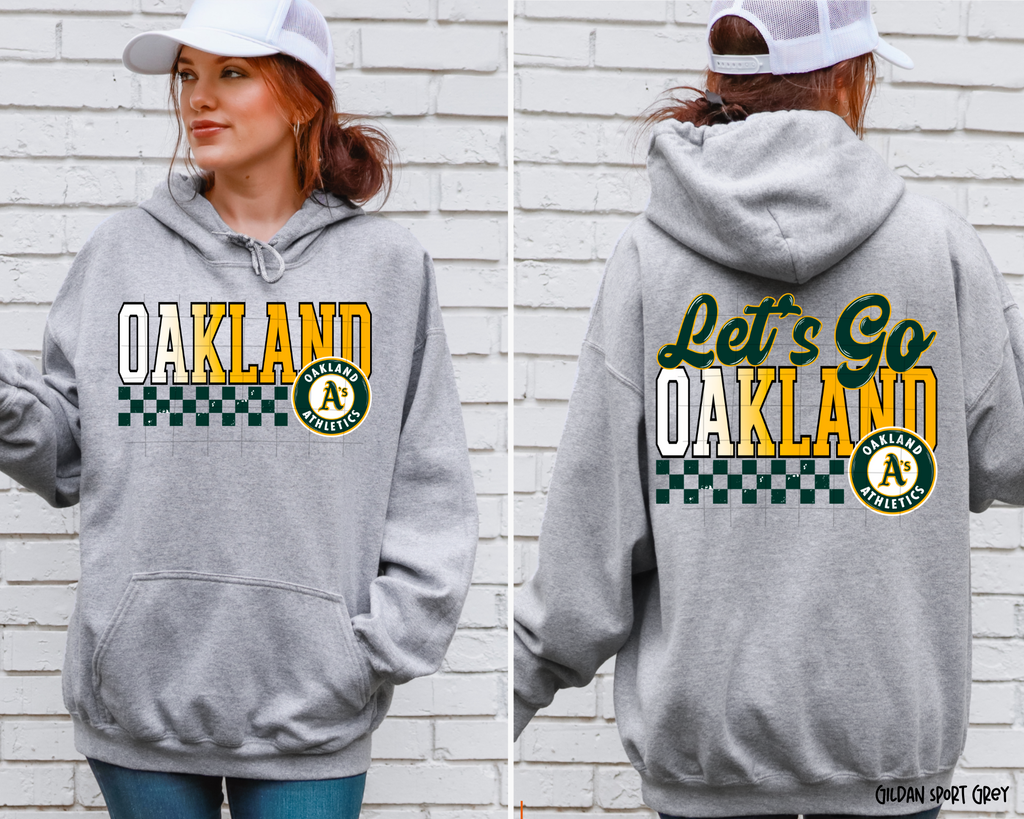 Let's Go Oakland Baseball - Hoodie