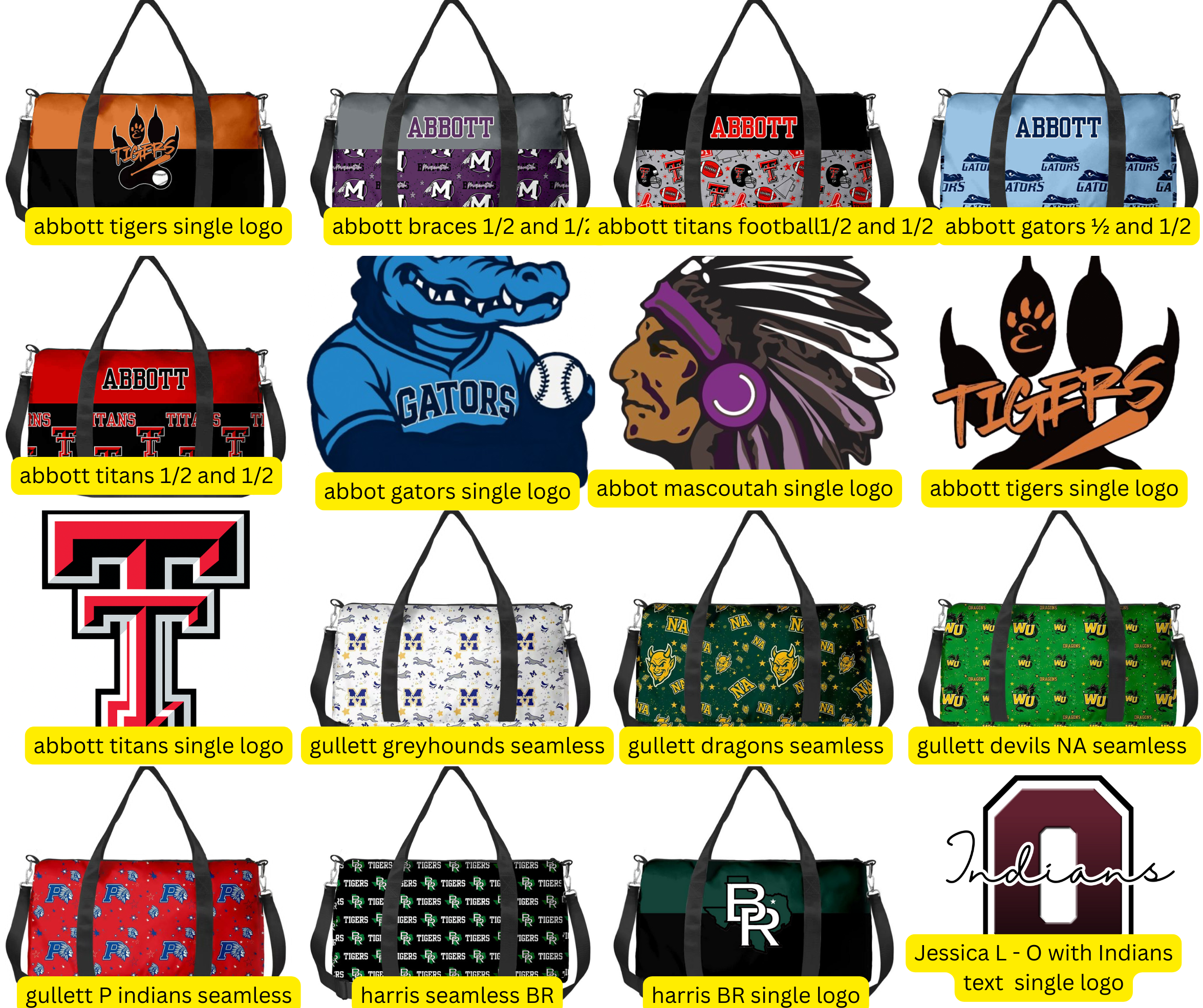 PREORDER: CUSTOM DUFFEL BAGS 11.24.25 OSYM