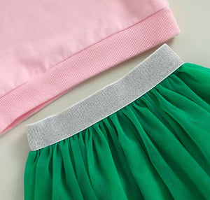 PREORDER: The Lucy Lucky Sweatshirt and Tulle Skirt Set 1.20.25