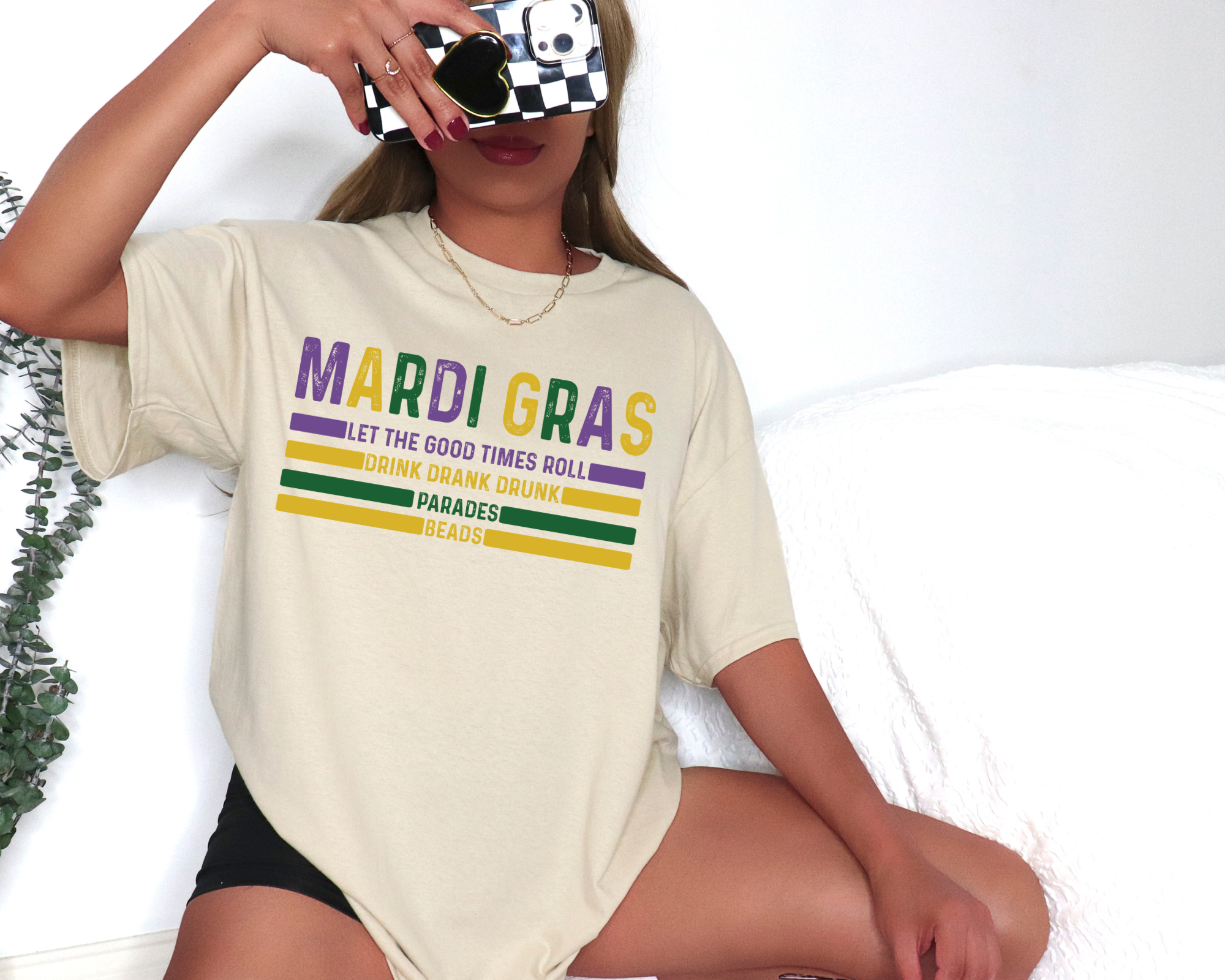 Mardi Gras Let The Good Times Roll - Tee