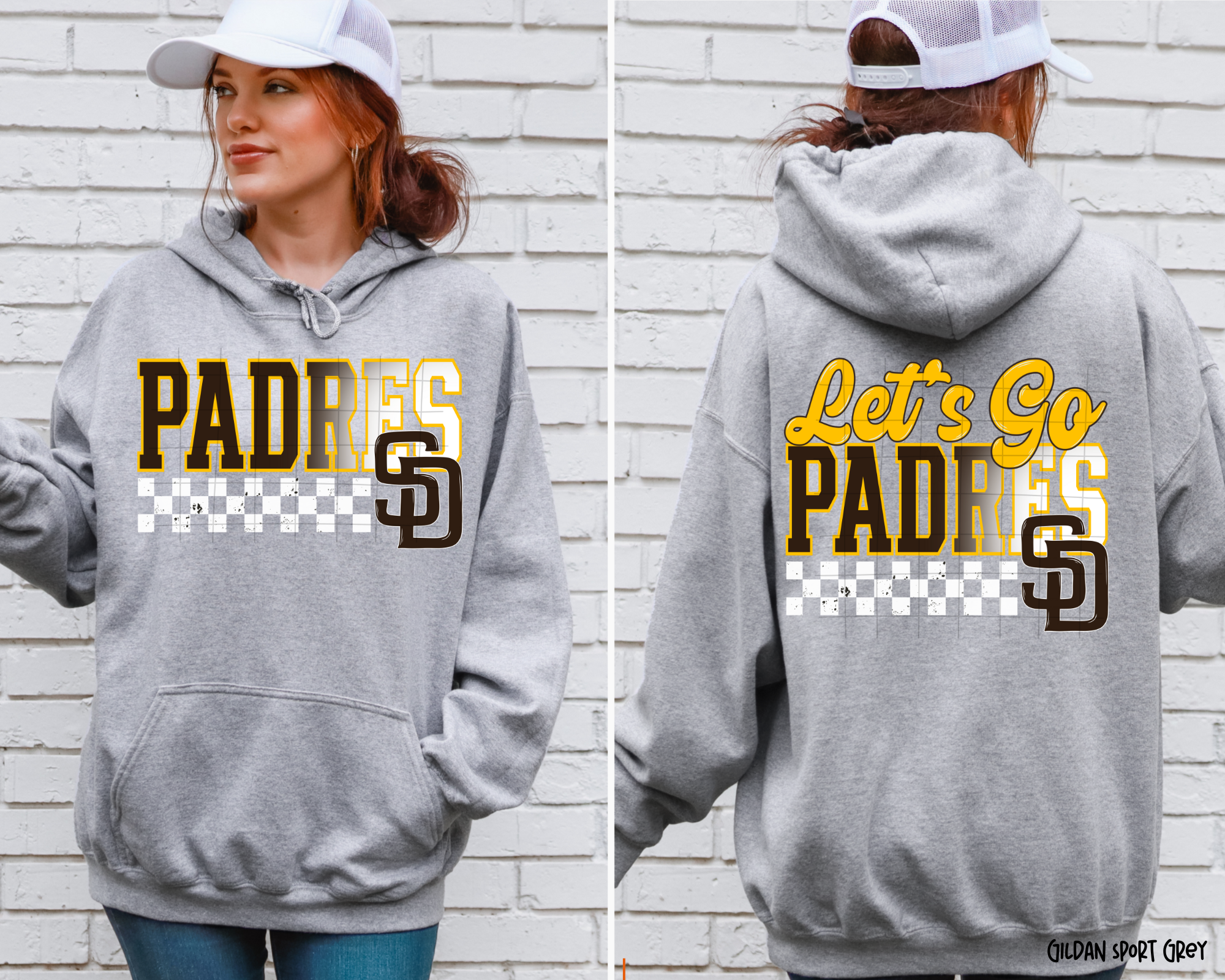 Let's Go Padres Baseball - Hoodie