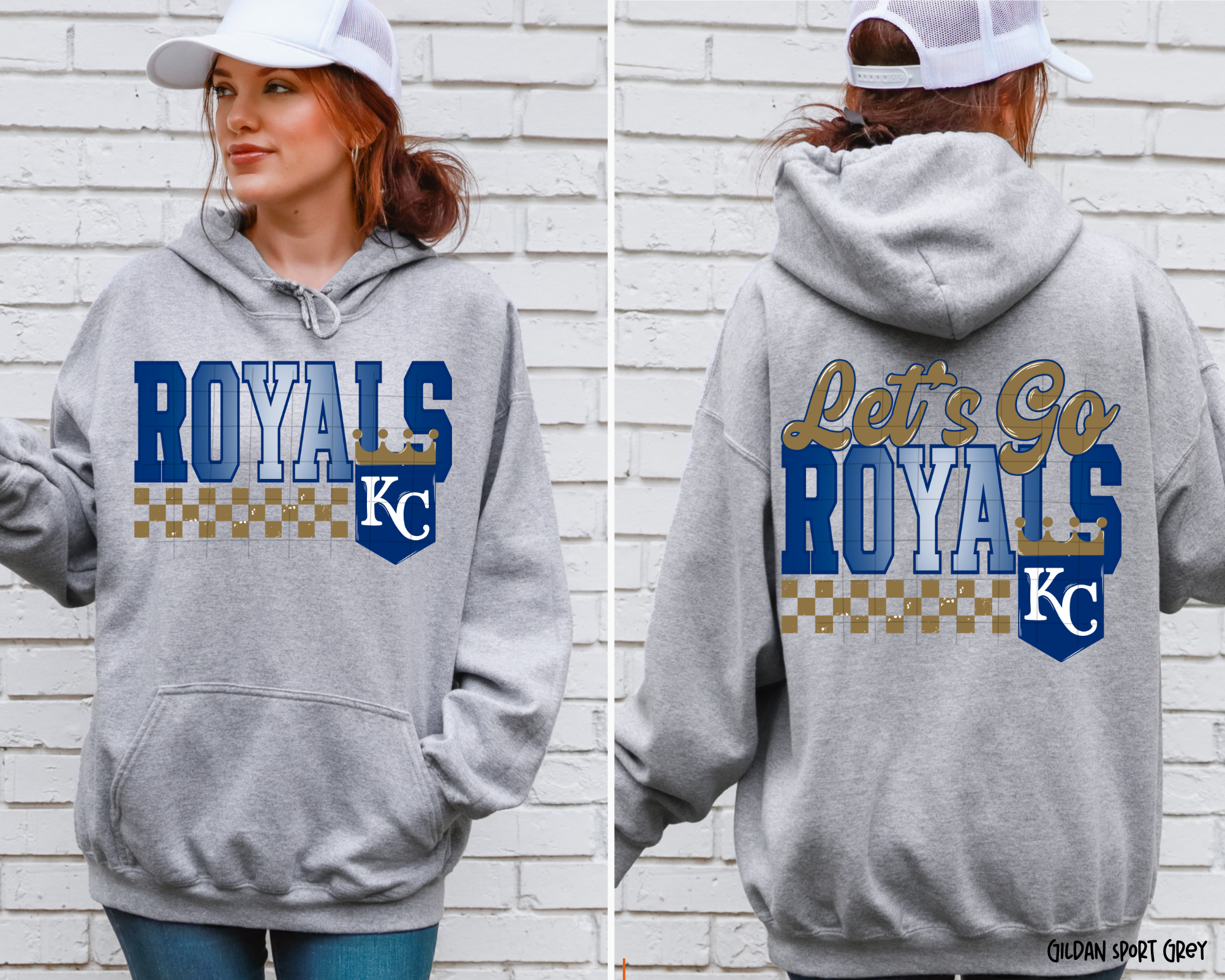 Let's Go Royals Baseball - Hoodie