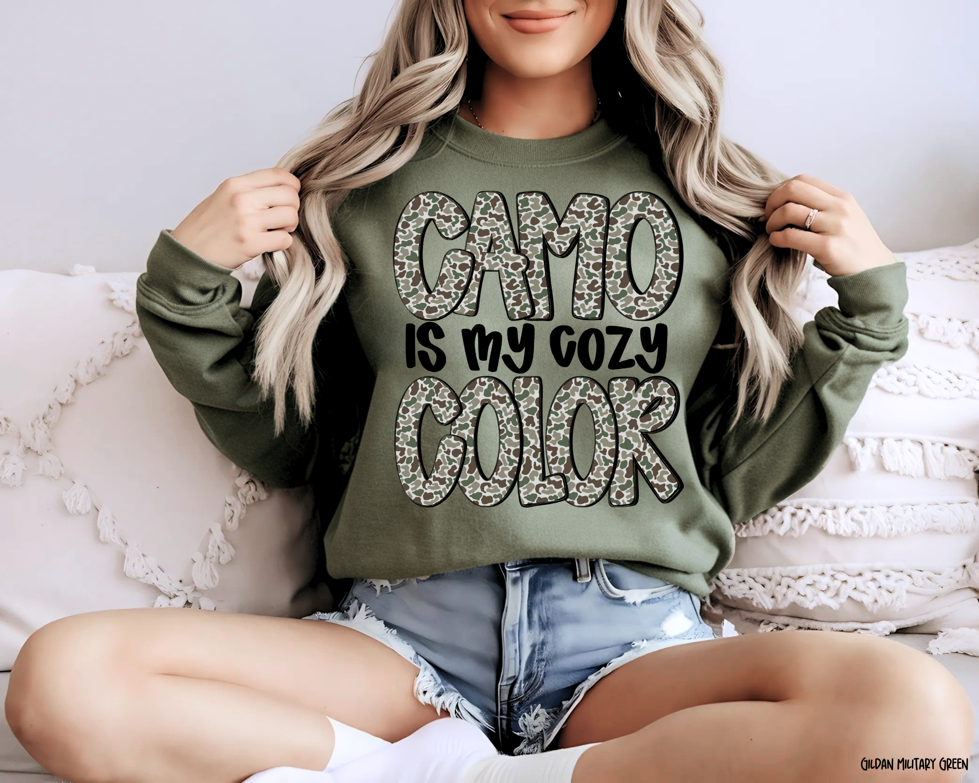 Camo Is My Cozy Color - Sweatshirt