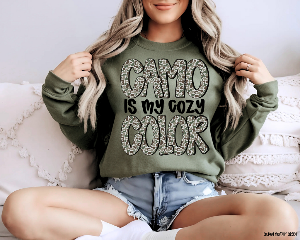 Camo Is My Cozy Color - Sweatshirt