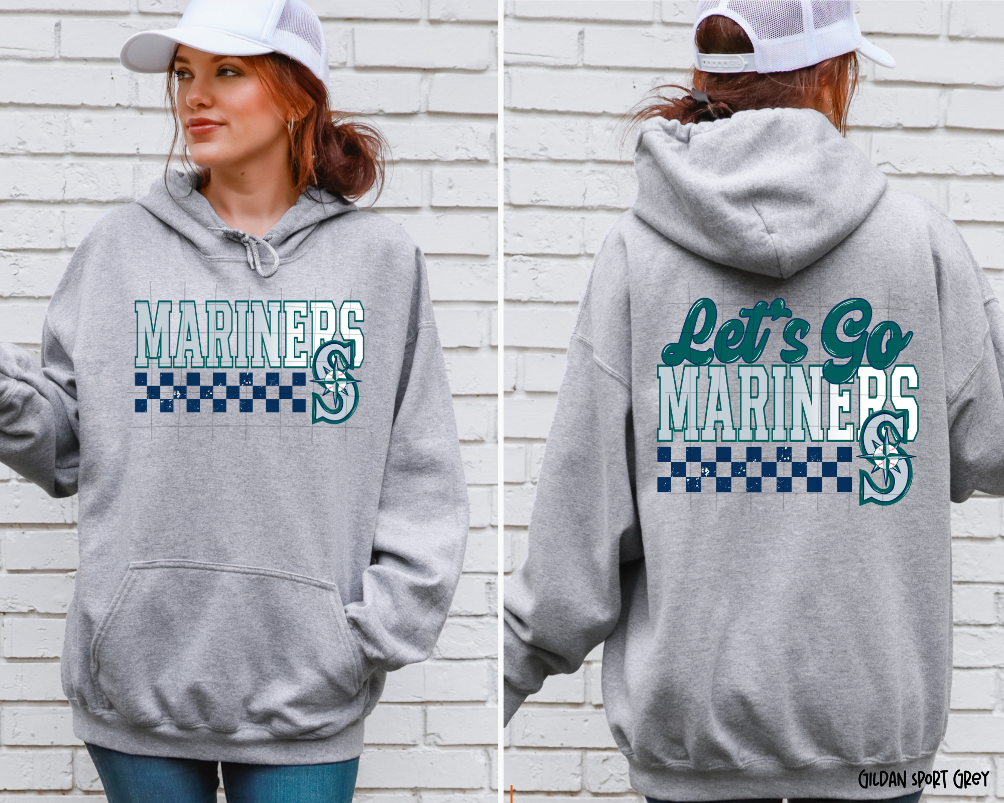 Let's Go Mariners Baseball - Hoodie