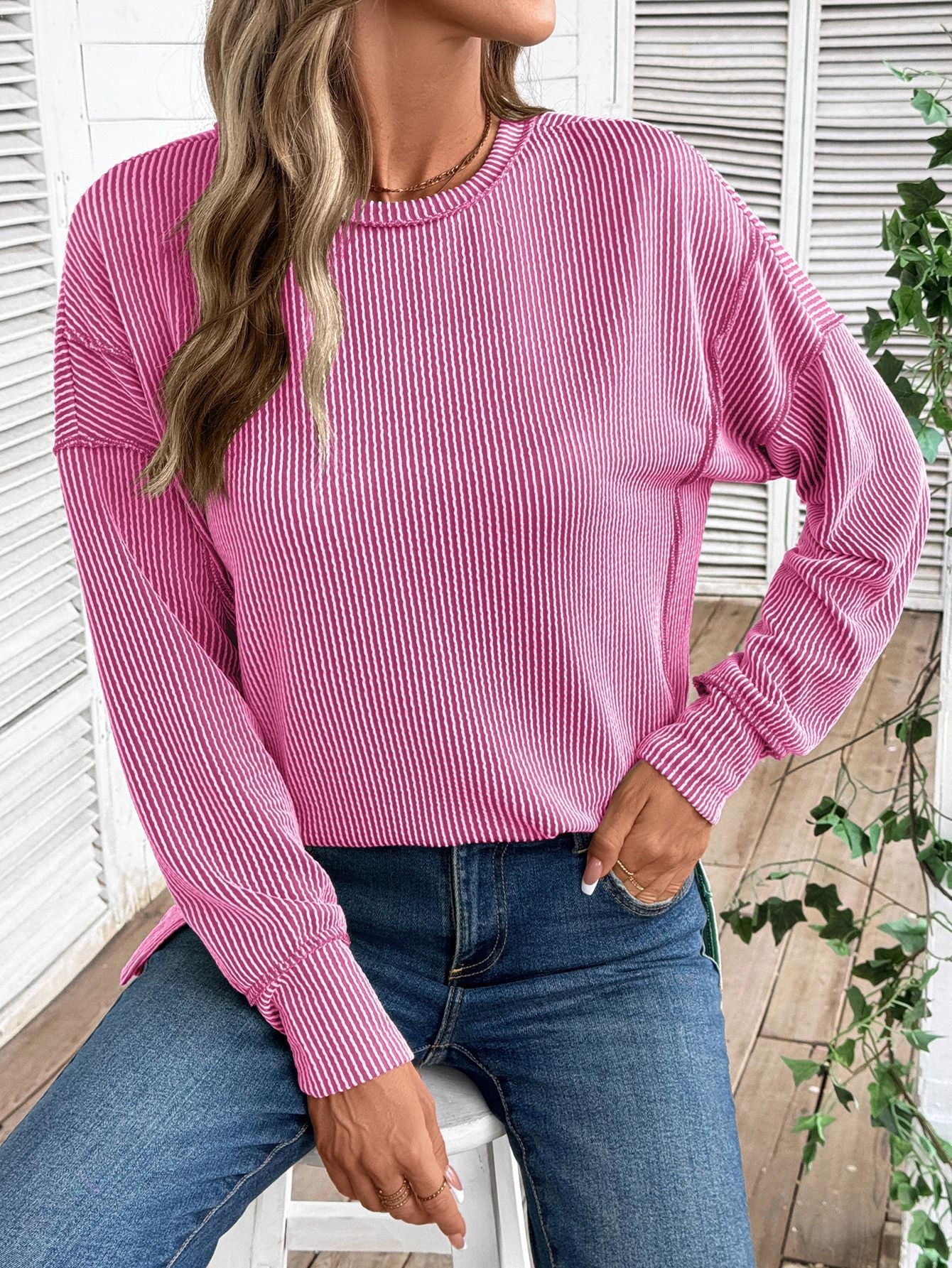 PREORDER: TAILIA RIBBED LONG SLEEVE 11.17.25 osym
