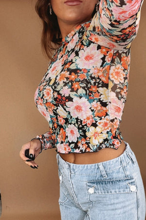 PREORDER: The Eleanor Floral Sheer Top 1.20.25 osym