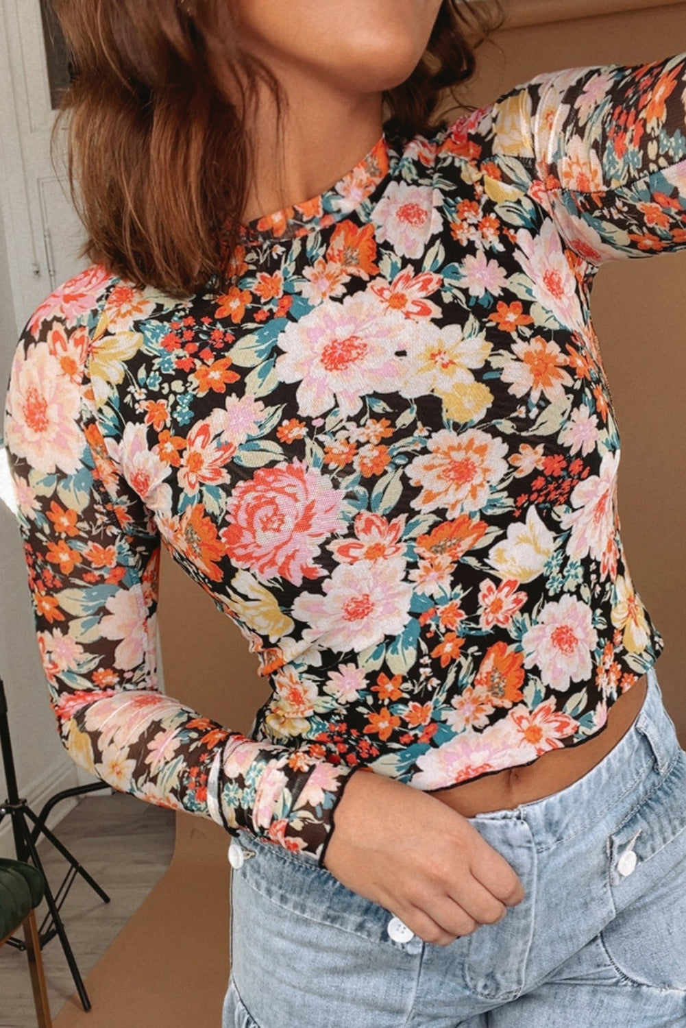 PREORDER: The Eleanor Floral Sheer Top 1.20.25 osym