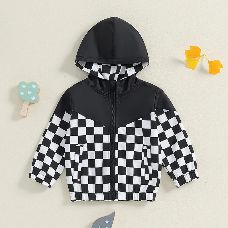 PREORDER: Black and White Checker Jacket 9.3.24 osym