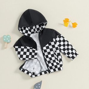 PREORDER: Black and White Checker Jacket 9.3.24 osym