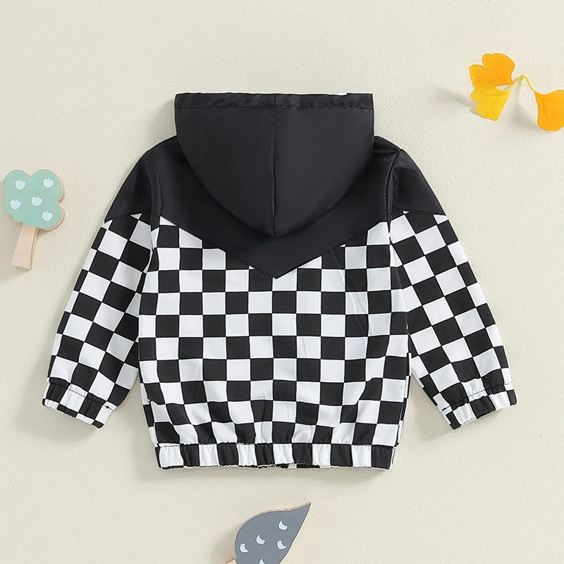 PREORDER: Black and White Checker Jacket 9.3.24 osym