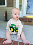 PREORDER: Green Tractor Onesie or Two-Piece Set 9.23.24 OSYM