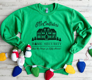 McCallister's Home Security Sweatshirt