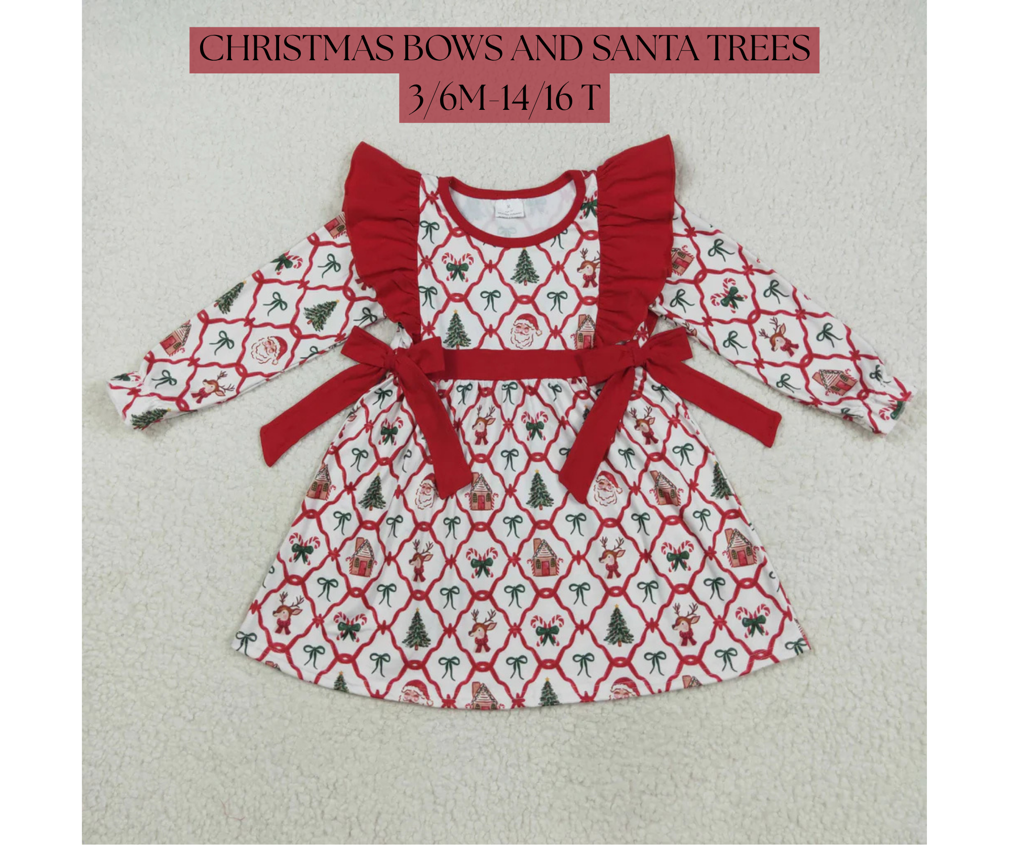 PREORDER: KID CHRISTMAS TWIRL DRESSES 11.17.25