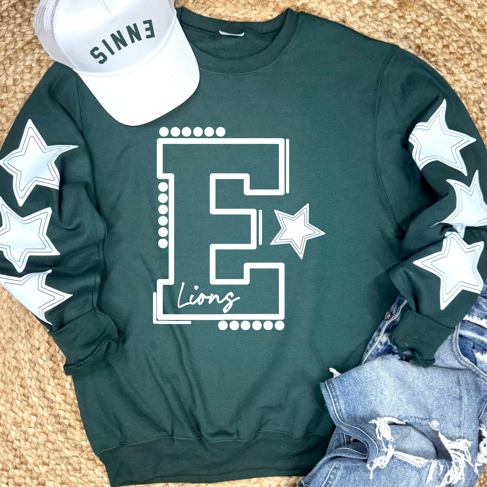 Custom Stars HUNTER Sweatshirt- youth and adult