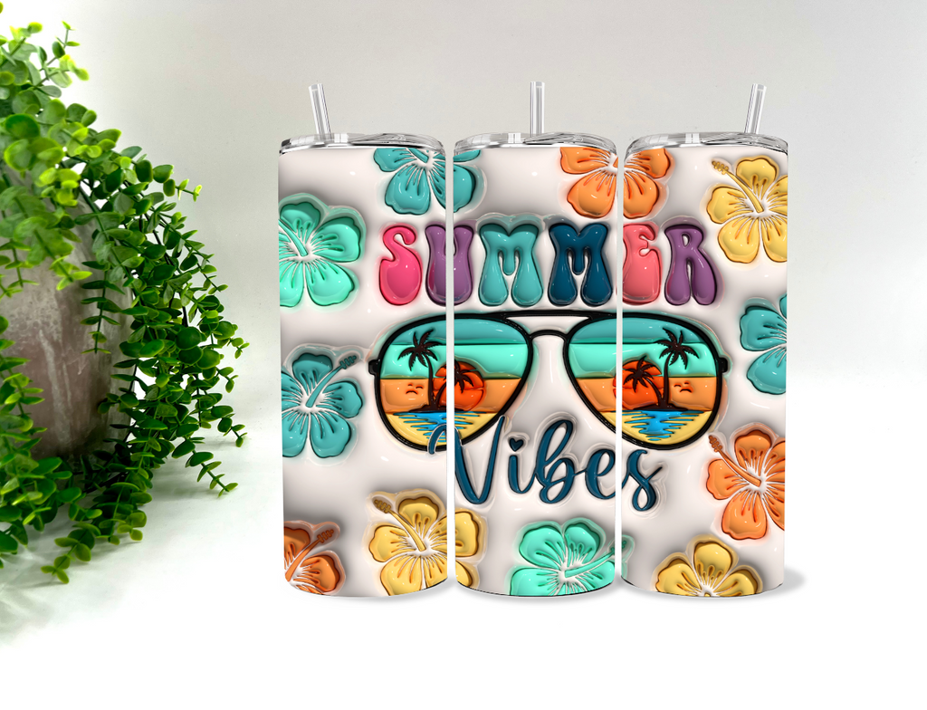 Summer Vibes Sunglasses - 20 oz Tumbler