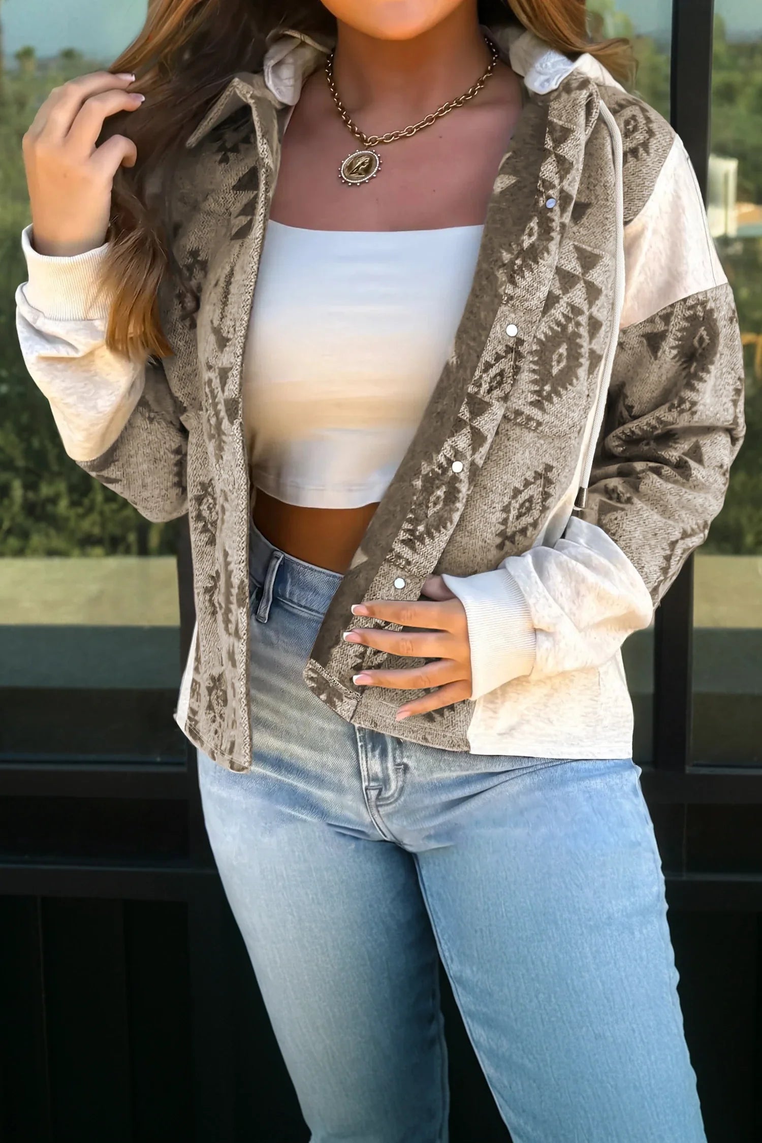 PREORDER: Leesa Aztec shacket 12.15.25 osym