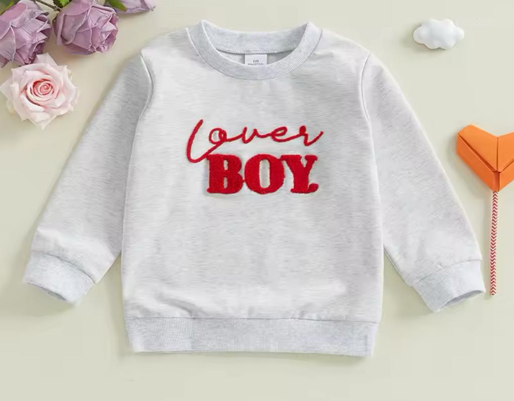 PREORDER: Lover Boy Embroidered Sweatshirt 1.20.25 osym