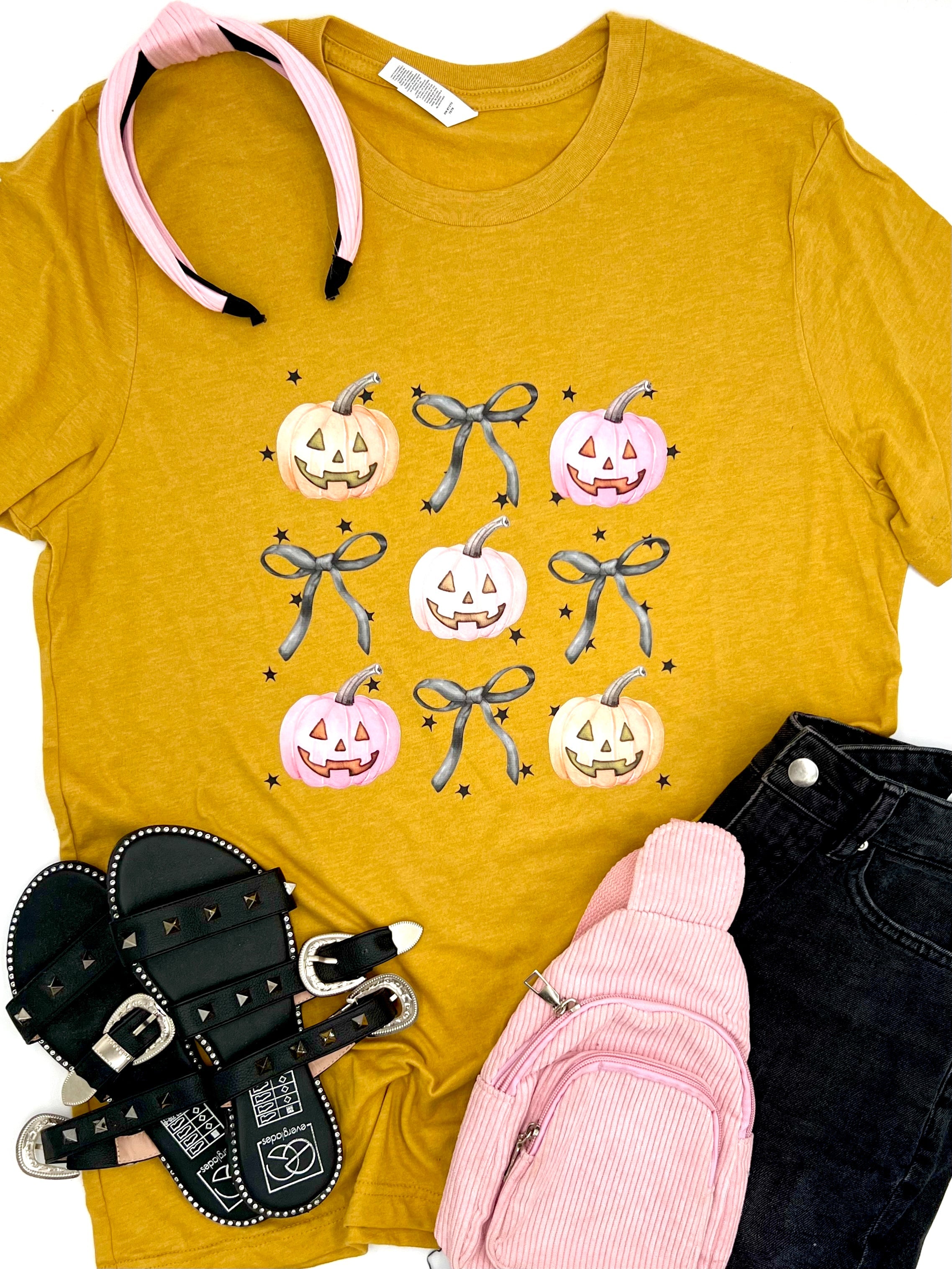 Pumpkin & Bows Tee