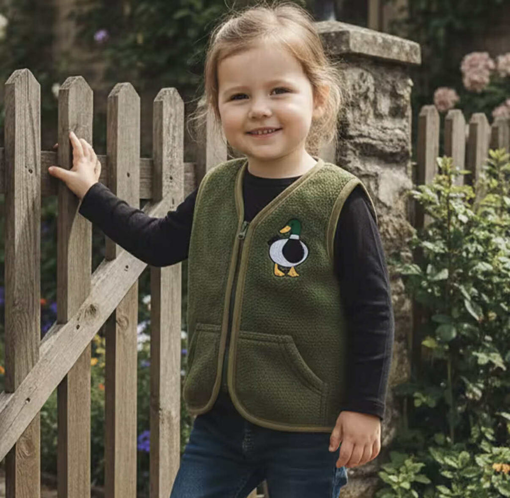 PREORDER:  Goose and Duck embroidered vest 12.15.25