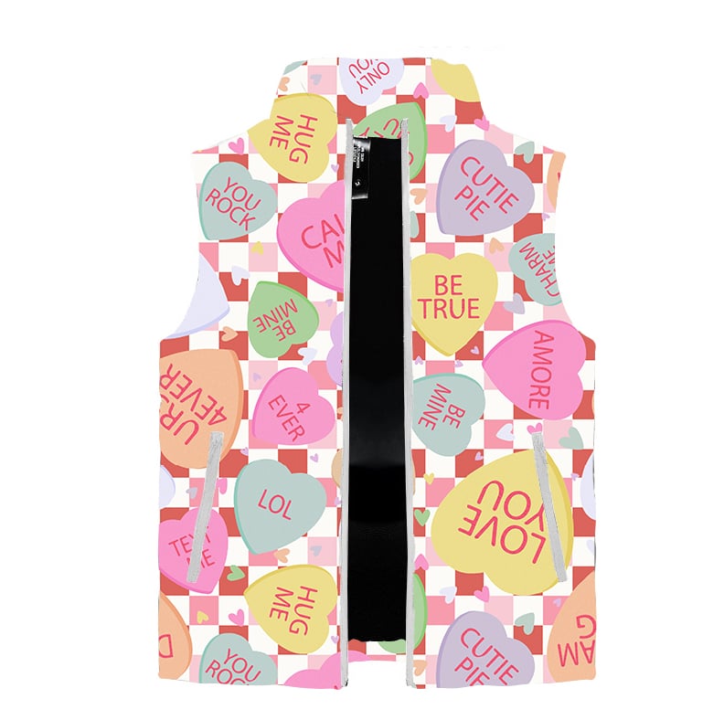 PREORDER: MOMMY ME Puffer Vest (Checkered & Valentines) 12.15.25