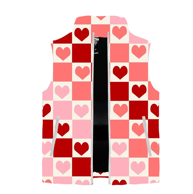 PREORDER: MOMMY ME Puffer Vest (Checkered & Valentines) 12.15.25
