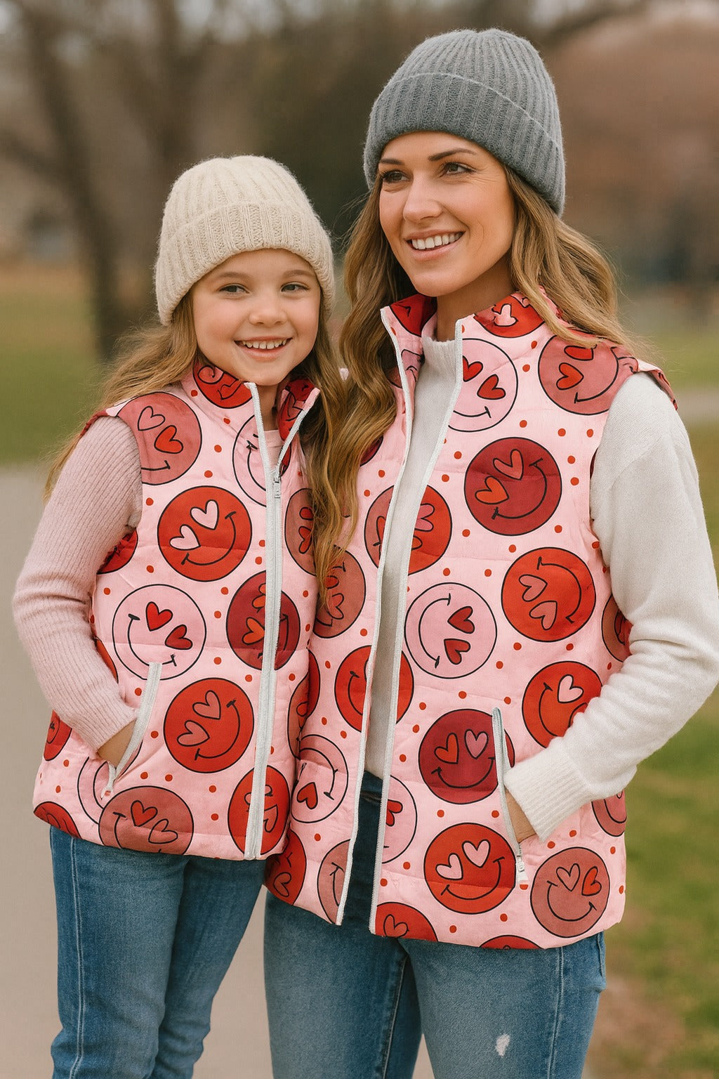 PREORDER: MOMMY ME Puffer Vest (Checkered & Valentines) 12.15.25