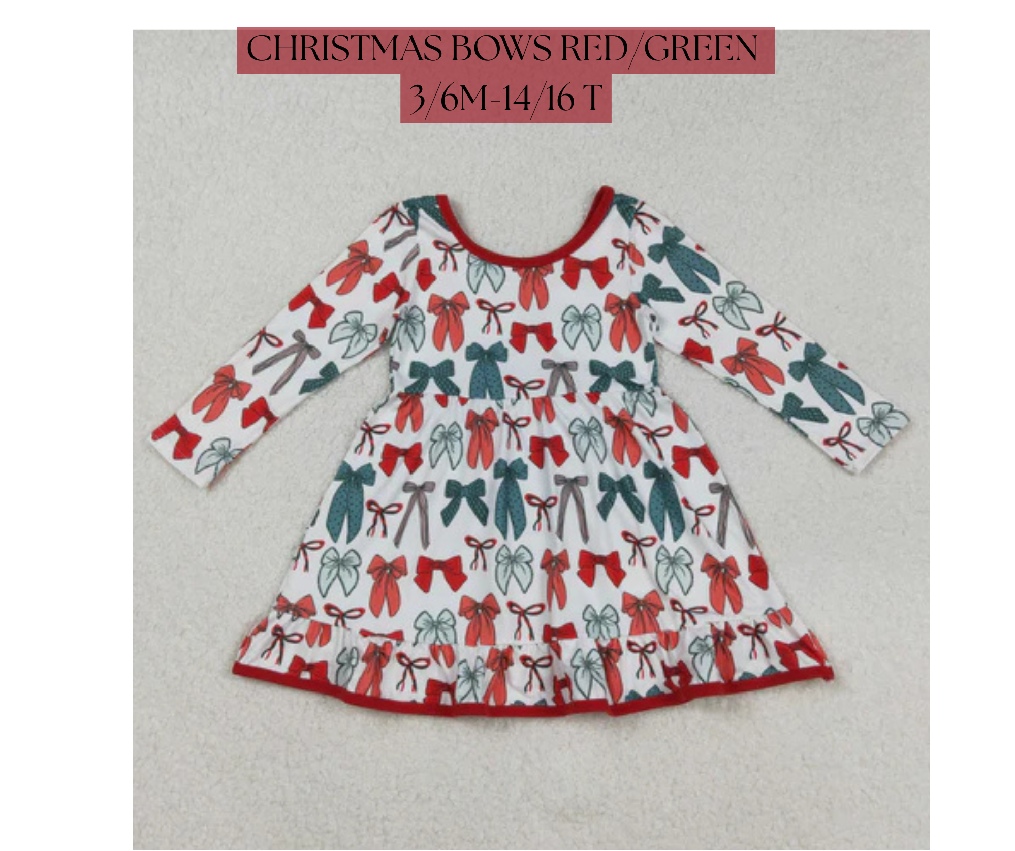 PREORDER: KID CHRISTMAS TWIRL DRESSES 11.17.25