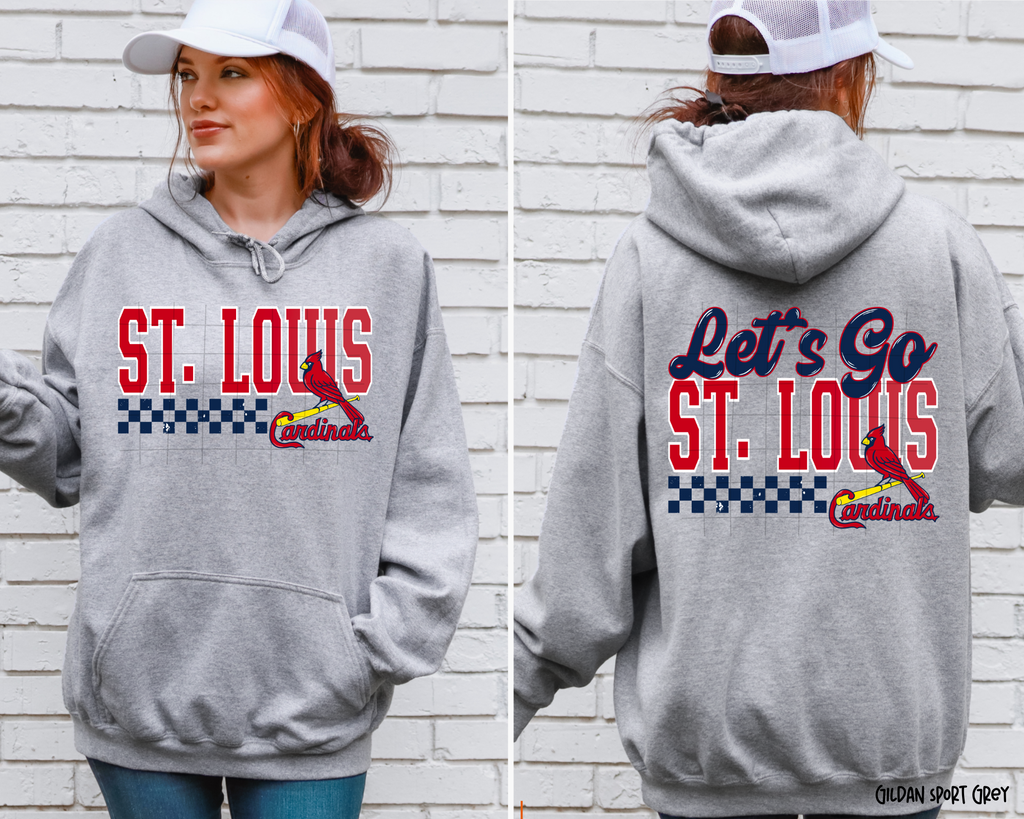Let's Go St Louis Baseball - Hoodie
