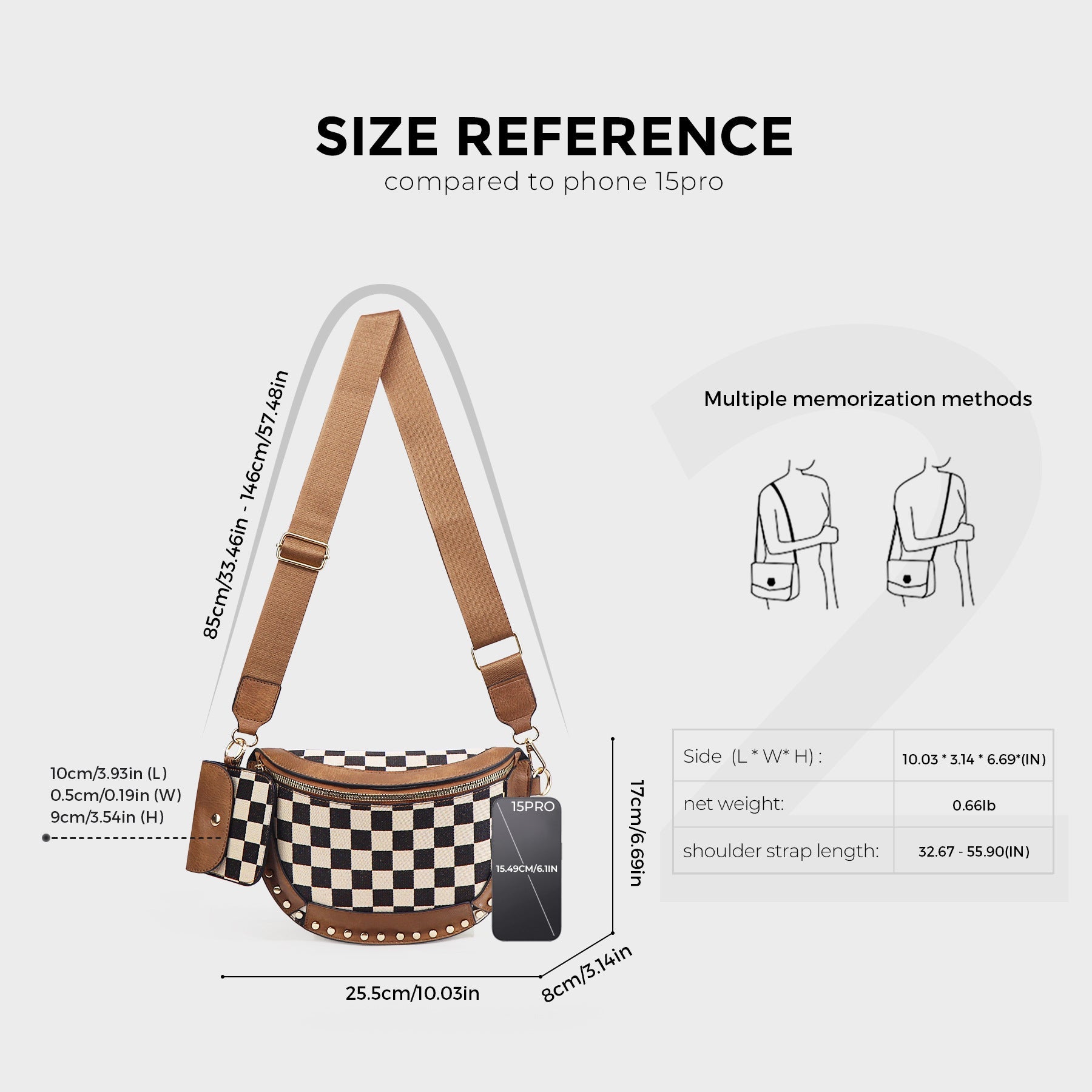 PREORDER: Studded Checker Sling 12.1.25 OSYM