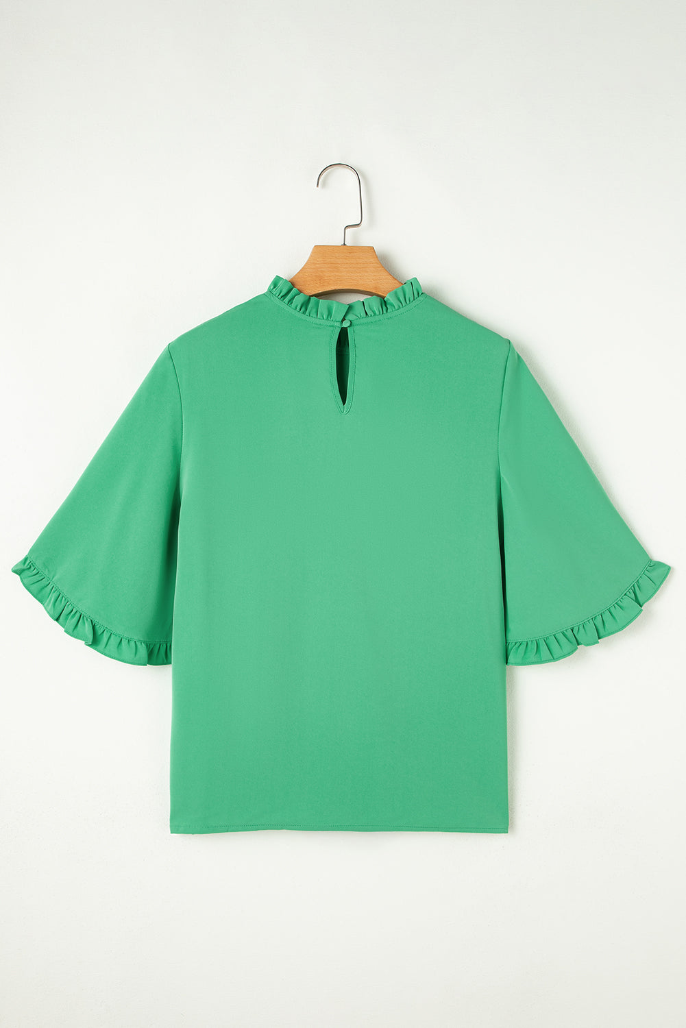 PREORDER: The Zoey Green Ruffle Top 1.20.25