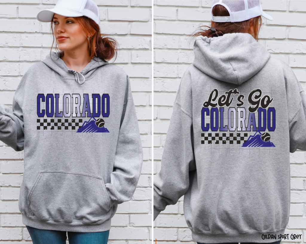 Let's Go Colorado Baseball - Hoodie