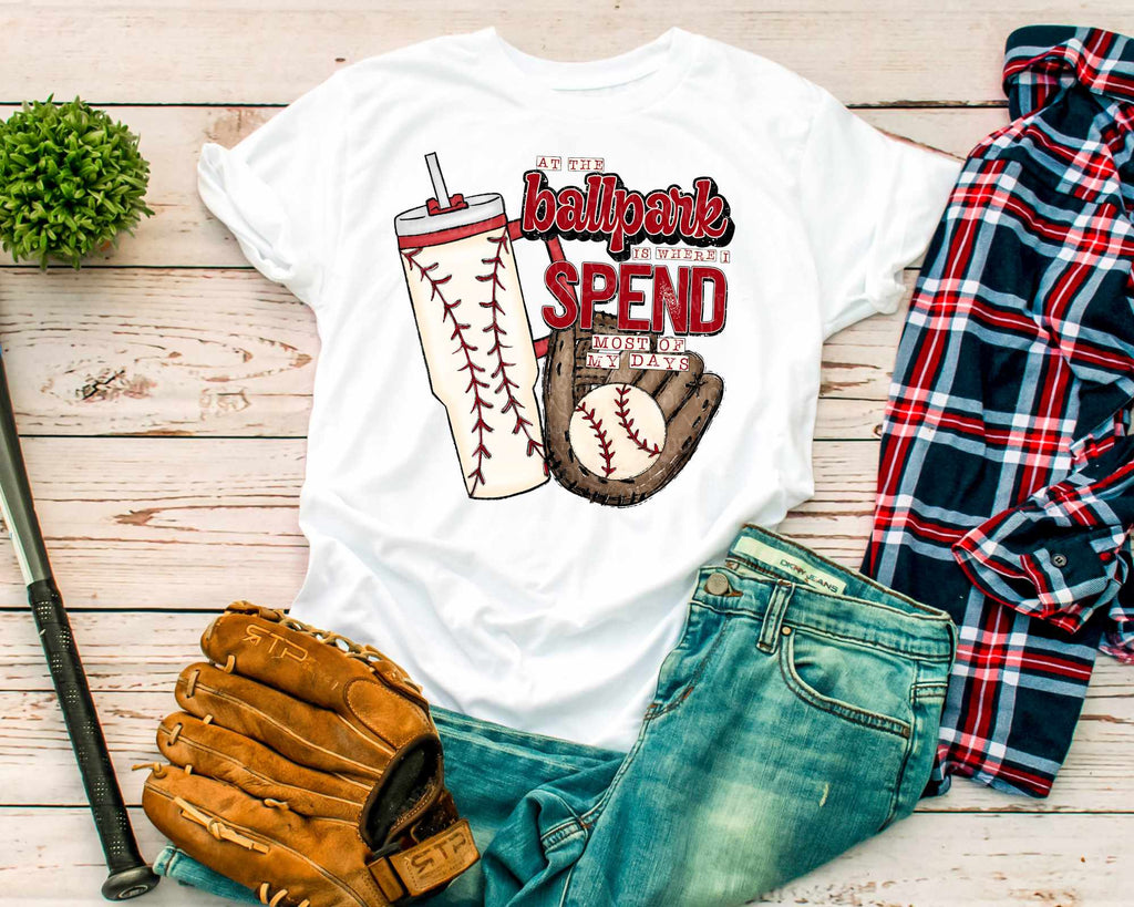 At The Ballpark Baseball - Tee