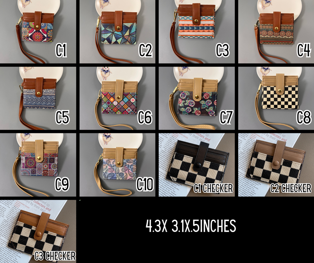 PREORDER: BLACK FRIDAY/PINK SATURDAY Vegan Leather Wallets 12.1.25