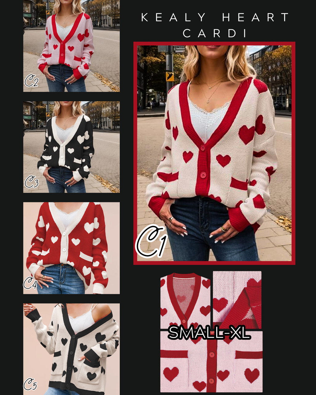PREORDER: Kealy Heart Cardi 12.15.25 osym