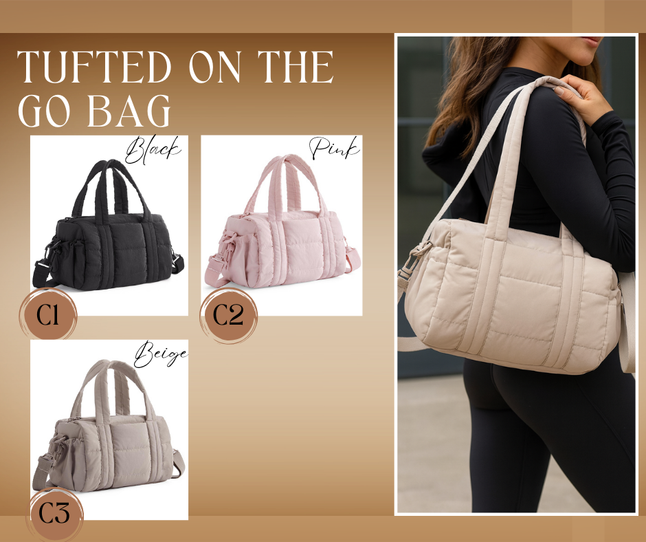 PREORDER: Tufted On The Go Bag 10.13.25 osym