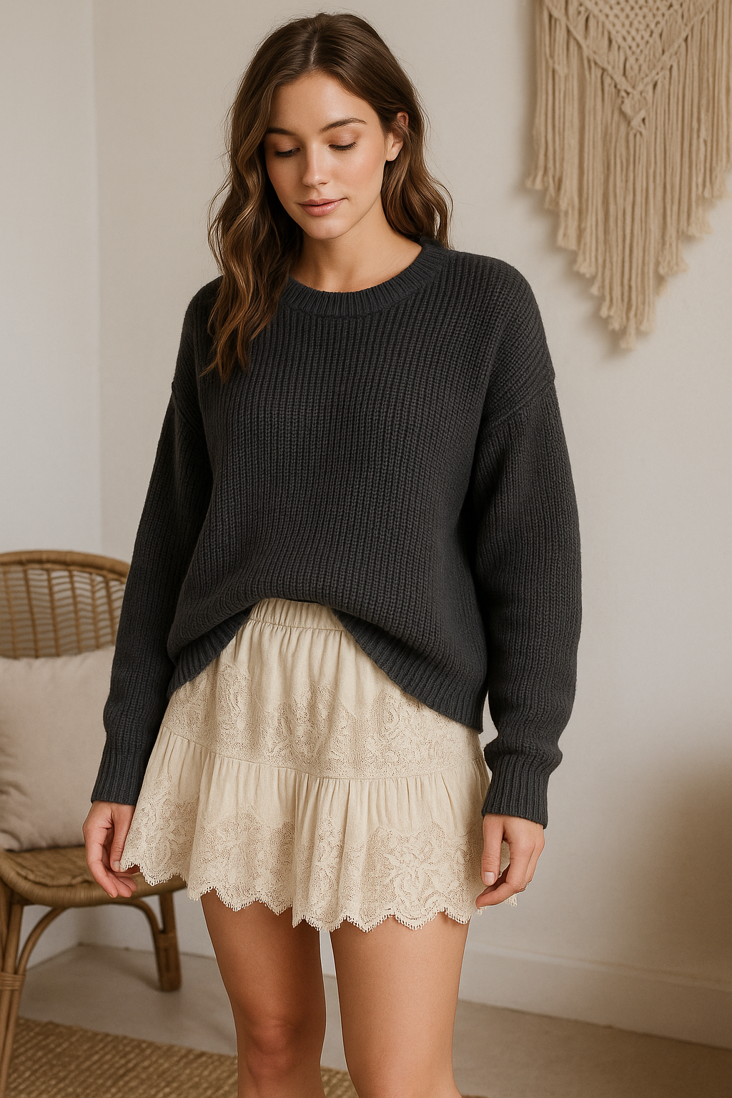 PREORDER: Eliza Chunky knit sweater 12.1.25 OSYM