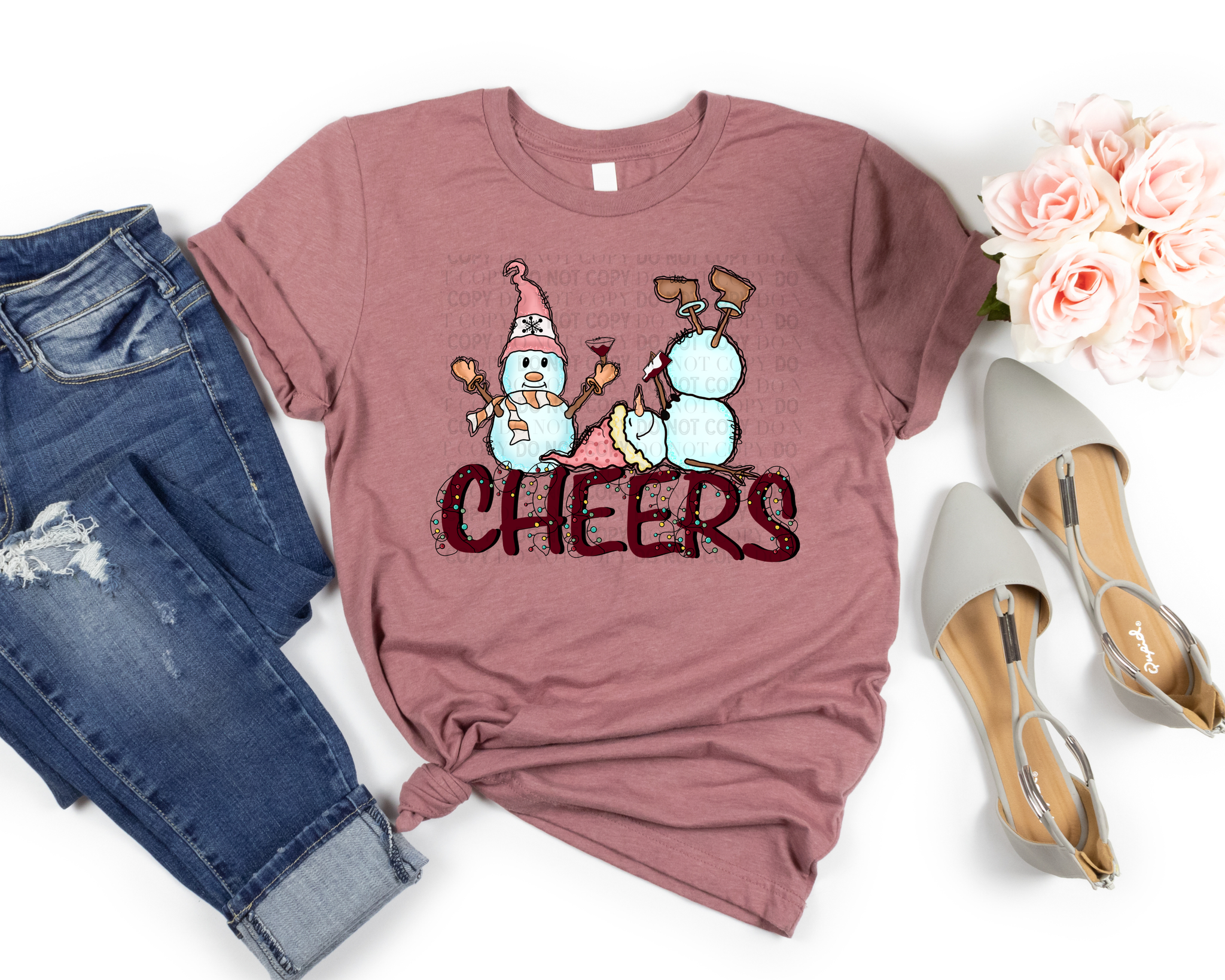 Cheers Snowmen - Tee