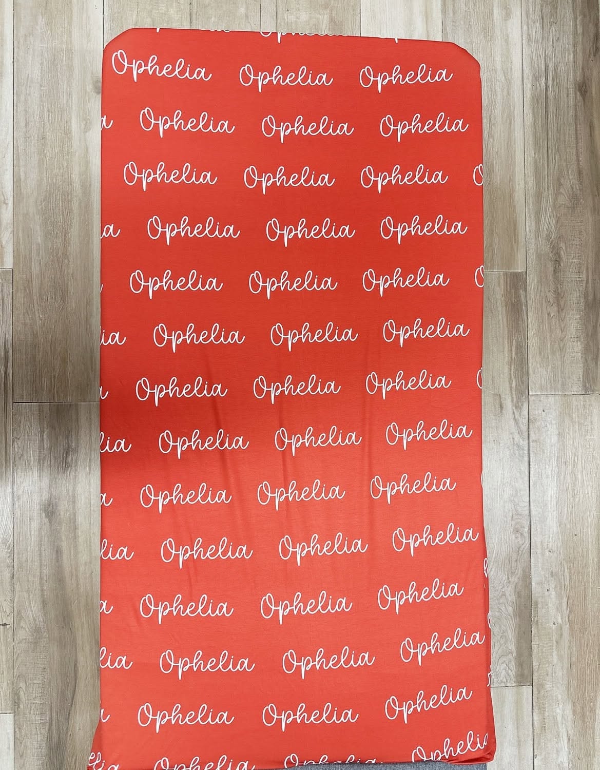 PREORDER: Repeating Name Fitted/Flat Sheets, Pillow Case and Fleece Throw 12.1.25 OSYM