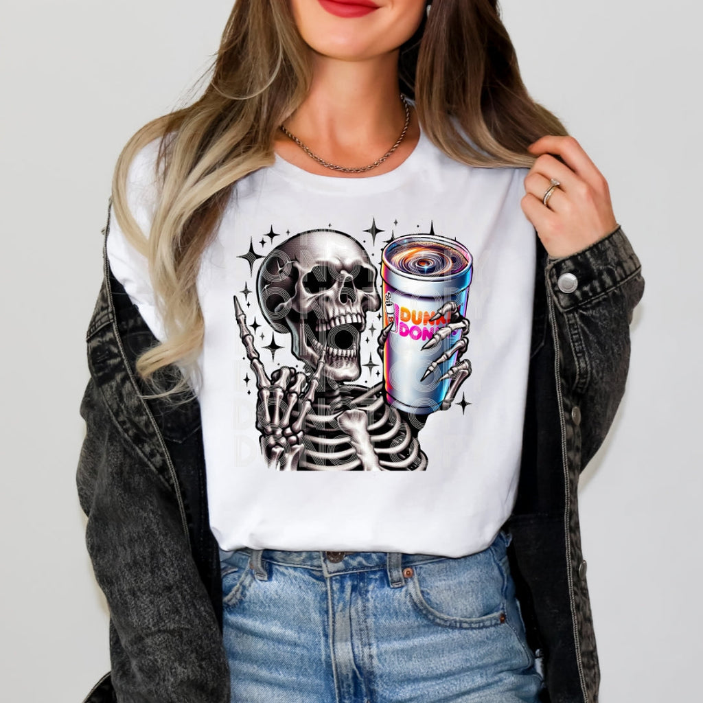 Skellies Drink Dunkin - Tee