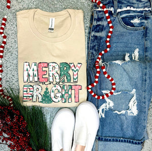 Merry and Bright Vintage Tee