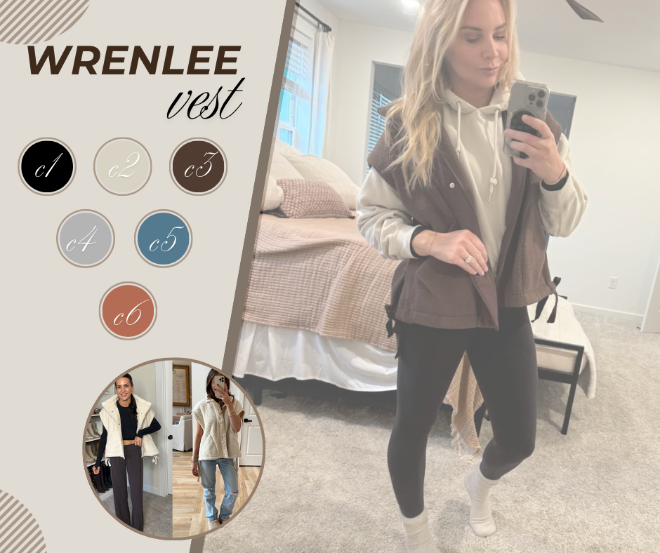 PREORDER: RERUN Wrenlee Fleece Vest 12.15.25 osym