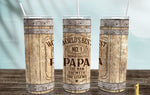 Worlds Best No 1 Papa - 20 oz Tumbler