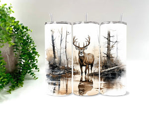 Wooded Deer - 20 oz Tumbler