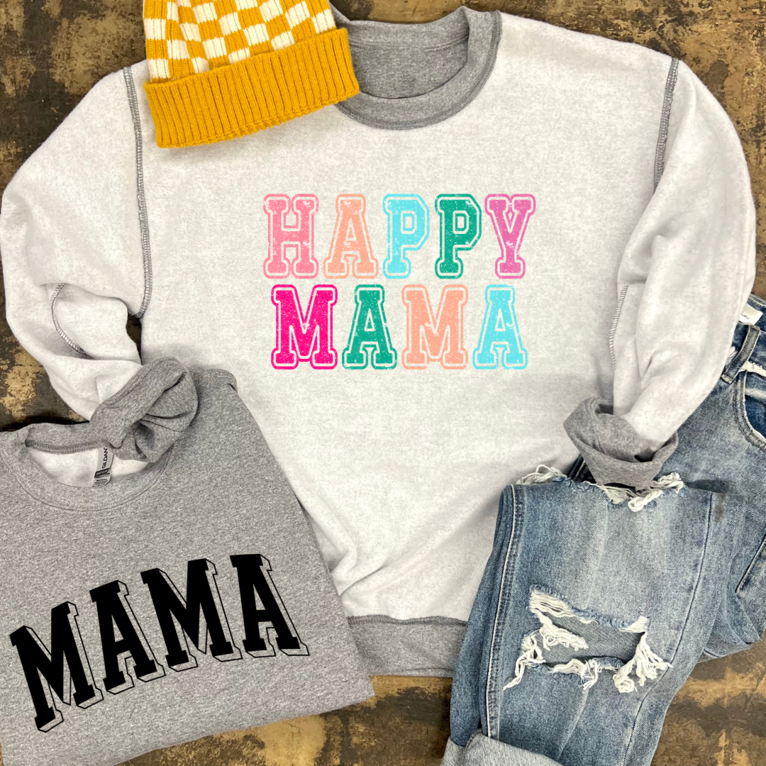 Happy Mama Reversible Sweatshirt
