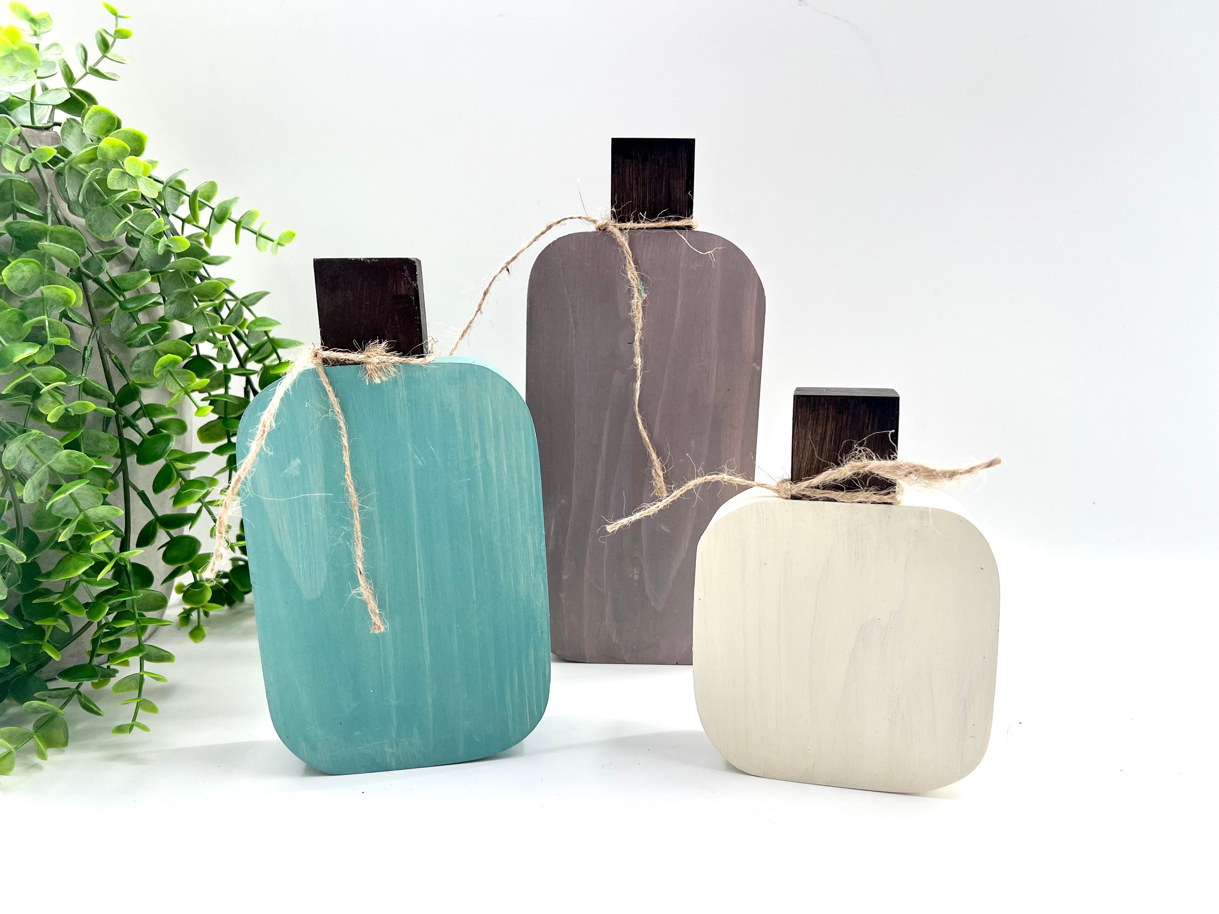 READY TO SHIP: Solid Round - English Lavendar, Cascade and Sheepskin - Pumpkin Set of 3