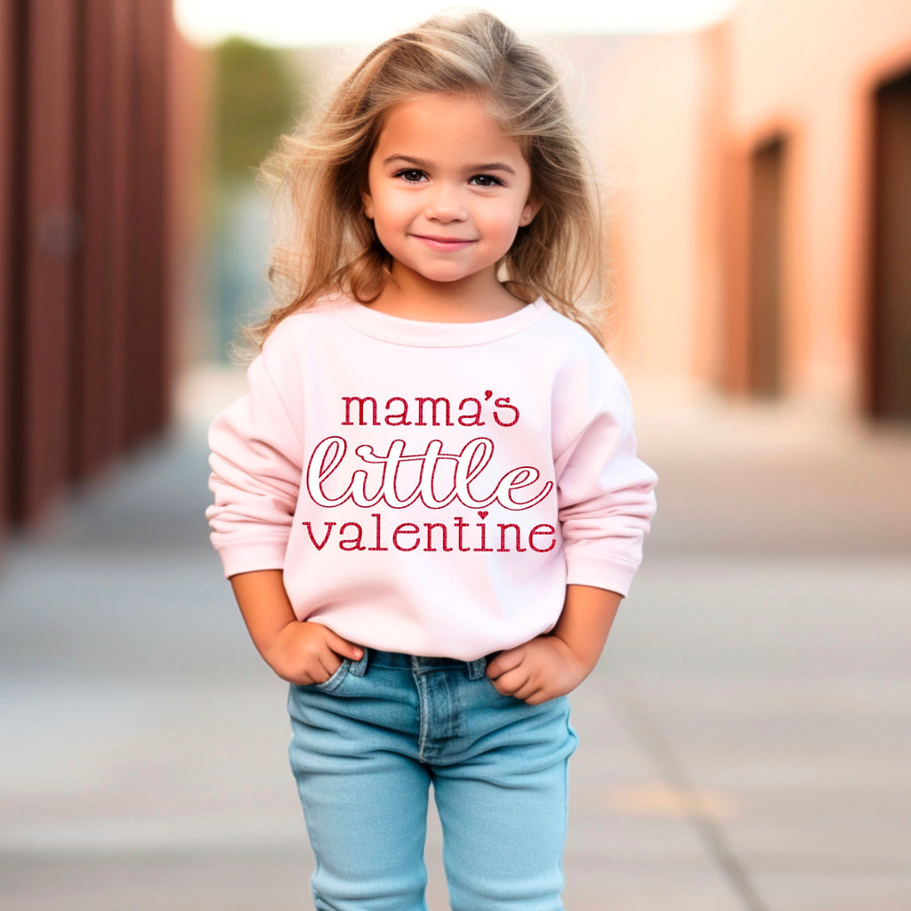 Mama's Little Valentine - Toddler Sweatshirt